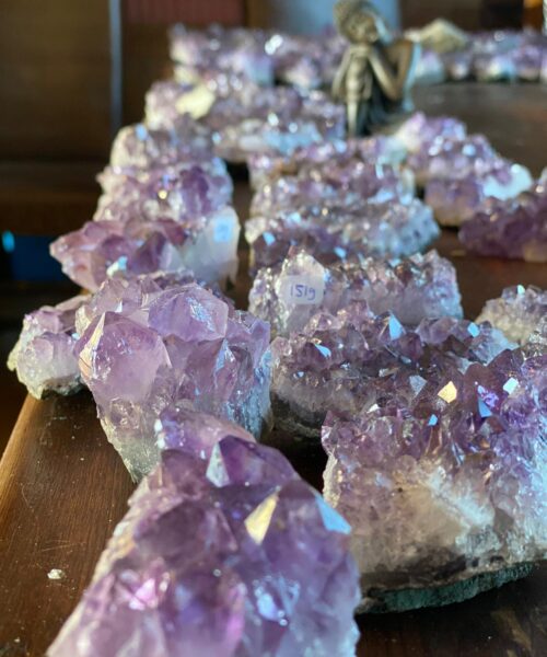 Premium High Grade Amethyst Druzy Cluster Pieces 100g to 200g approx. 8-10cm Picked at Random - Image 8