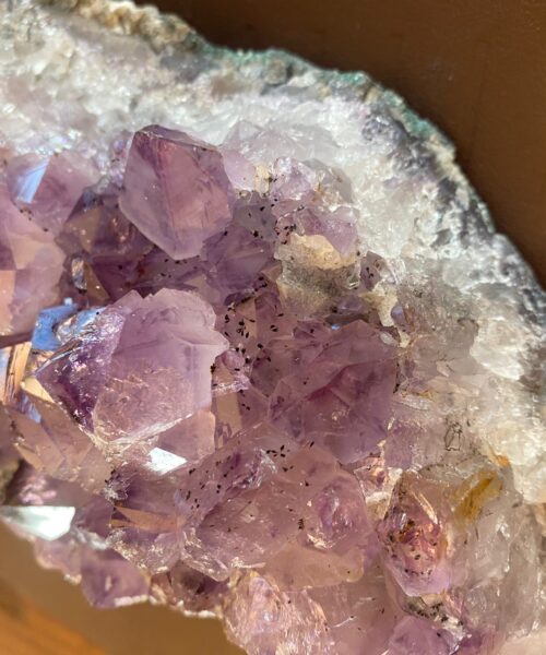 Large Premium High Grade Amethyst Raw Druzy Cluster Piece 12 - 1053g L15xW10xH6.5cm - Image 8
