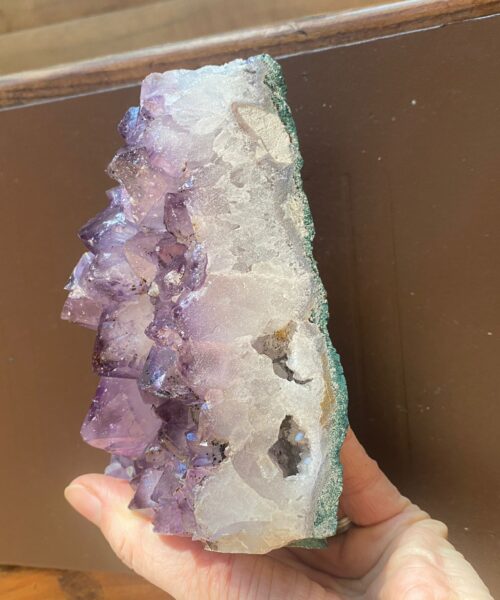 Large Premium High Grade Amethyst Raw Druzy Cluster Piece 12 - 1053g L15xW10xH6.5cm - Image 7