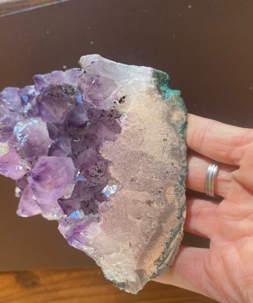 Large Premium High Grade Amethyst Raw Druzy Cluster Piece 12 - 1053g L15xW10xH6.5cm - Image 6
