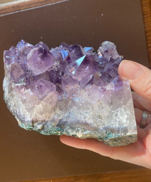 Large Premium High Grade Amethyst Raw Druzy Cluster Piece 12 - 1053g L15xW10xH6.5cm - Image 5