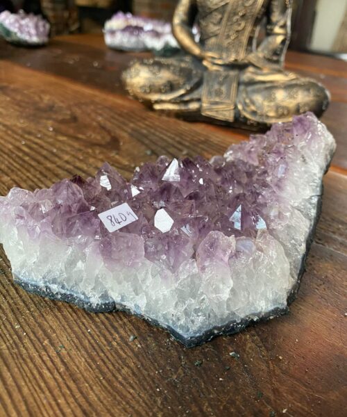 Large Premium High Grade Amethyst Raw Druzy Cluster Piece 29 - 840g L18xW9.5xD7cm - Image 6