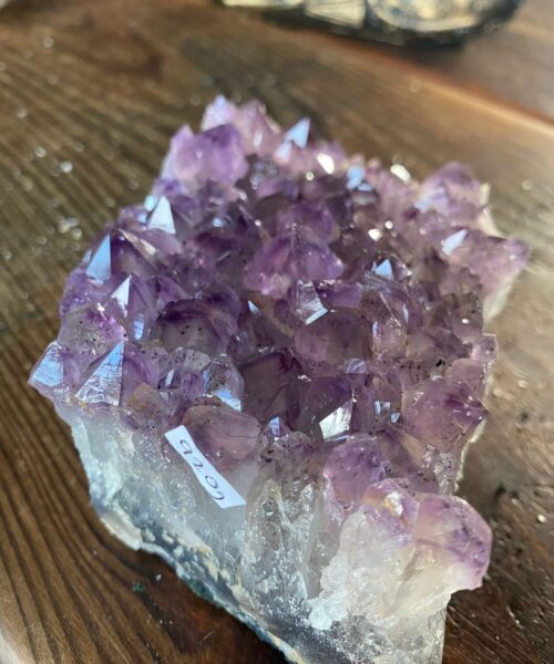 Large Premium High Grade Amethyst Raw Druzy Cluster Piece 23 - 920g L14xW10.5xD4cm