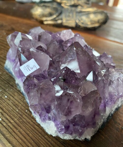 Large Premium High Grade Amethyst Raw Druzy Cluster Piece 21 - 986g L14xW11xD6cm - Image 7
