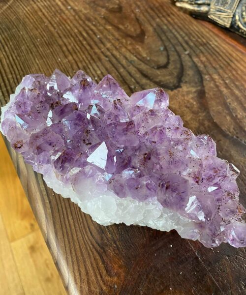 Large Premium High Grade Amethyst Raw Druzy Cluster Piece 16 - 993g L19.5xW8xD7cm