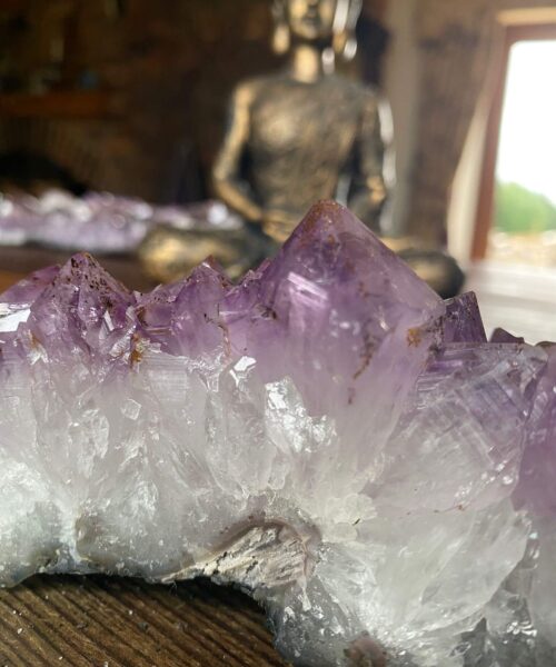 Large Premium High Grade Amethyst Raw Druzy Cluster Piece 16 - 993g L19.5xW8xD7cm - Image 5