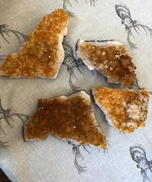 Citrine Druzy Cluster Pieces 600-800g