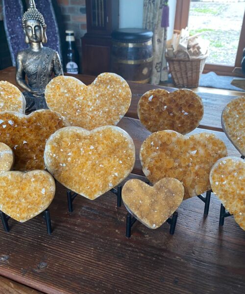 Citrine Hearts