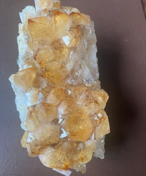 Large Premium High Grade Citrine Raw Druzy Cluster Piece 1169g 10 - L15xW9xH7.5cm