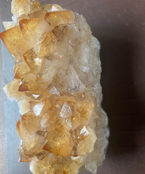 Large Premium High Grade Citrine Raw Druzy Cluster Piece 1169g 10 - L15xW9xH7.5cm - Image 10