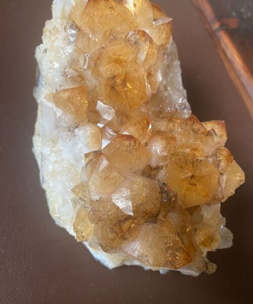 Large Premium High Grade Citrine Raw Druzy Cluster Piece 1169g 10 - L15xW9xH7.5cm - Image 9