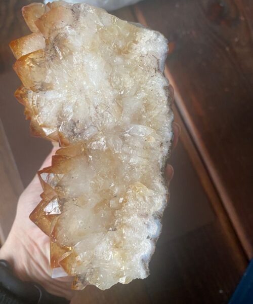 Large Premium High Grade Citrine Raw Druzy Cluster Piece 1169g 10 - L15xW9xH7.5cm - Image 5