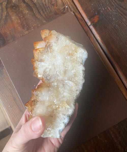 Large Premium High Grade Citrine Raw Druzy Cluster Piece 1169g 10 - L15xW9xH7.5cm - Image 4