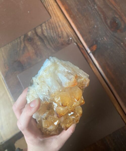 Large Premium High Grade Citrine Raw Druzy Cluster Piece 1169g 10 - L15xW9xH7.5cm - Image 3