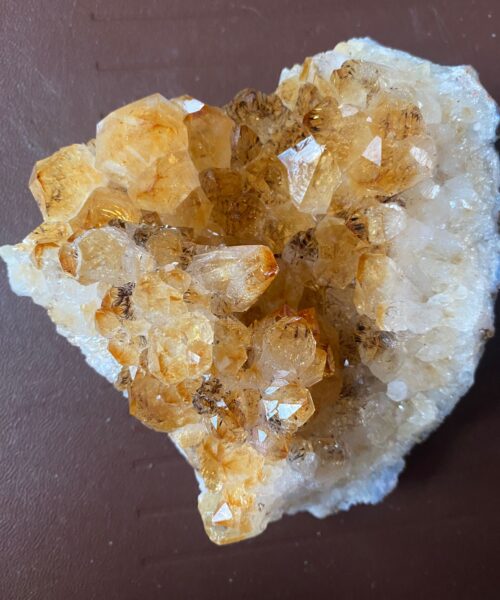 Large Premium High Grade Citrine Raw Druzy Cluster Piece 846g 12 - L12xW12xD5cm