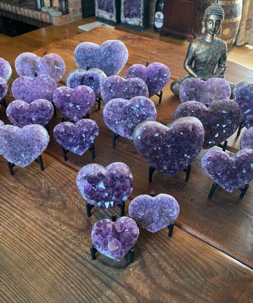Amethyst Hearts