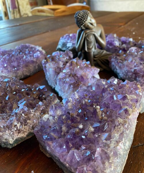 Amethyst Druzy Cluster Pieces 1000-1200g