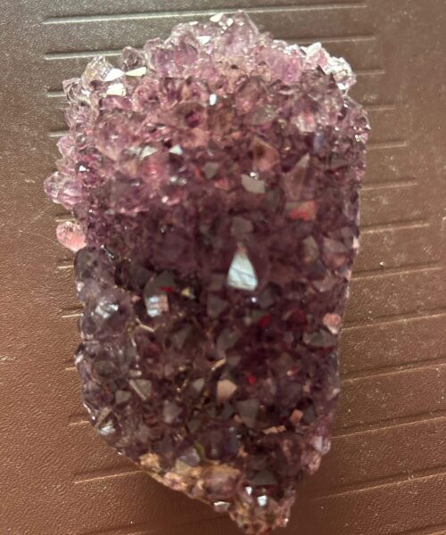 Large Premium High Grade Amethyst Raw Druzy Cluster Piece 19 - 555g L11xW7.5xD5.5cm