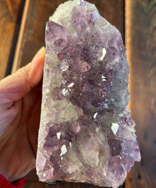 Large Premium High Grade Amethyst Raw Druzy Cluster Piece 33 - 614g L14.5xW7xD5cm