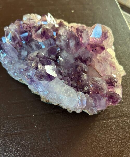 Large Premium High Grade Amethyst Raw Druzy Cluster Piece 30 - 648g L13.5xW10xD4cm - Image 4