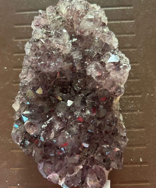 Large Premium High Grade Amethyst Raw Druzy Cluster Piece 34 - 673g L15xW9xD3.5cm