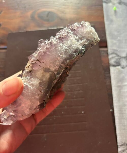 Large Premium High Grade Amethyst Raw Druzy Cluster Piece 34 - 673g L15xW9xD3.5cm - Image 6