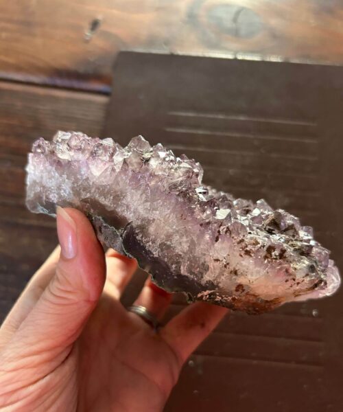 Large Premium High Grade Amethyst Raw Druzy Cluster Piece 34 - 673g L15xW9xD3.5cm - Image 5