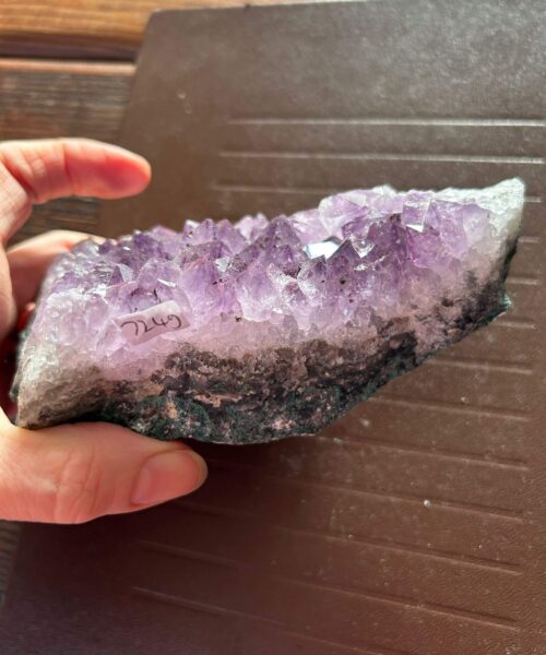 Large Premium High Grade Amethyst Raw Druzy Cluster Piece 724g 22 - L15xW9xD5cm - Image 5