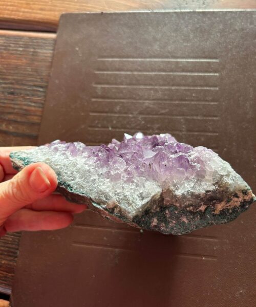 Large Premium High Grade Amethyst Raw Druzy Cluster Piece 724g 22 - L15xW9xD5cm - Image 4