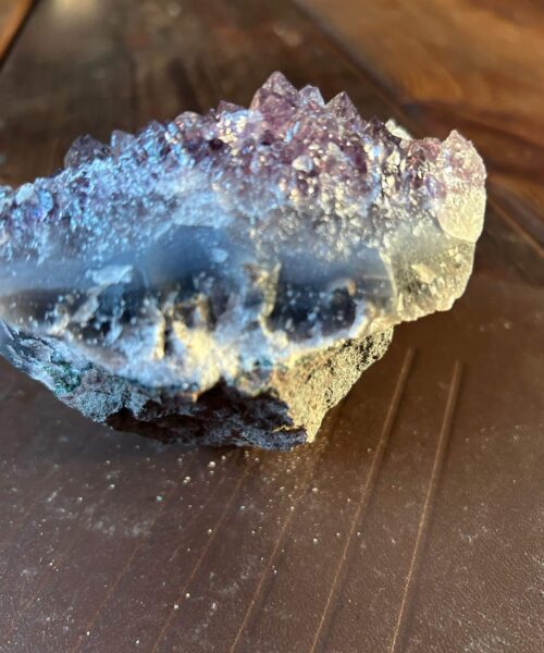 Large Premium High Grade Amethyst Raw Druzy Cluster Piece 31 - 918g L10.5xW10xD7cm - Image 4
