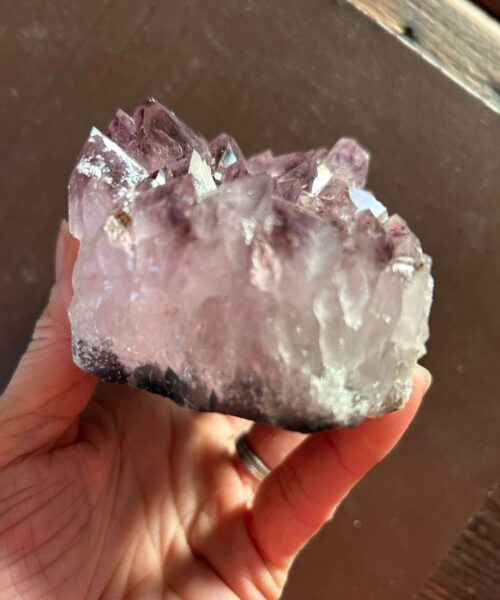 Large Premium High Grade Amethyst Raw Druzy Cluster Piece 24 - 677g L13xW8xD6cm - Image 6