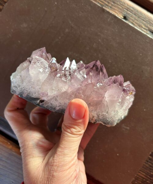 Large Premium High Grade Amethyst Raw Druzy Cluster Piece 24 - 677g L13xW8xD6cm - Image 5