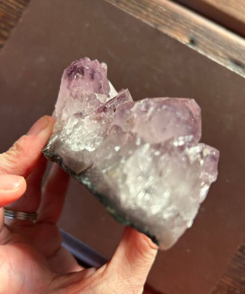 Large Premium High Grade Amethyst Raw Druzy Cluster Piece 24 - 677g L13xW8xD6cm - Image 4