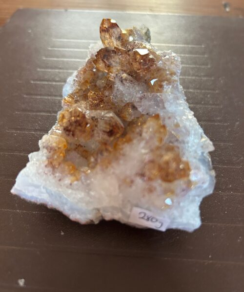 Premium High Grade Citrine Raw Druzy Cluster Piece 26 - 280g L10xW8xD4cm - Image 7