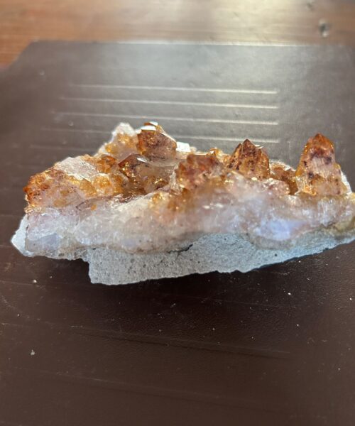 Premium High Grade Citrine Raw Druzy Cluster Piece 26 - 280g L10xW8xD4cm - Image 6