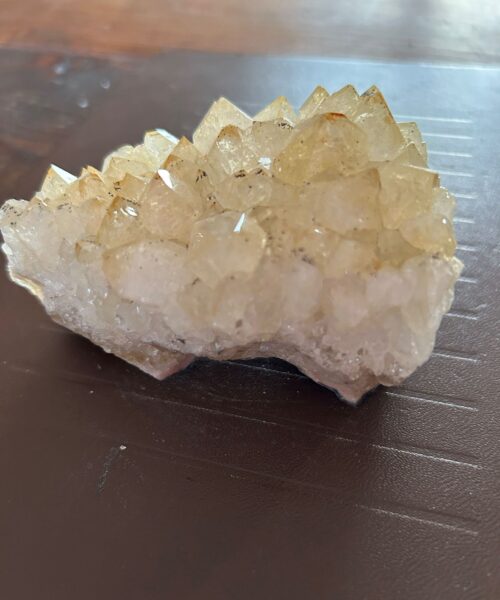 Large Premium High Grade Citrine Raw Druzy Cluster Piece 22 - 464g L10xW7xD5.5cm - Image 4