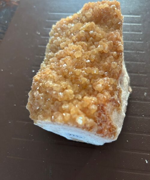 Large Premium High Grade Citrine Raw Druzy Cluster Piece 17 - 725g L14xW7.5xD4.5cm - Image 8