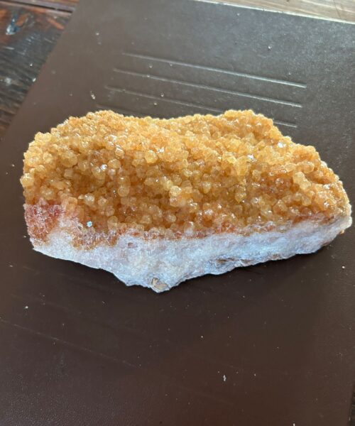 Large Premium High Grade Citrine Raw Druzy Cluster Piece 17 - 725g L14xW7.5xD4.5cm - Image 7