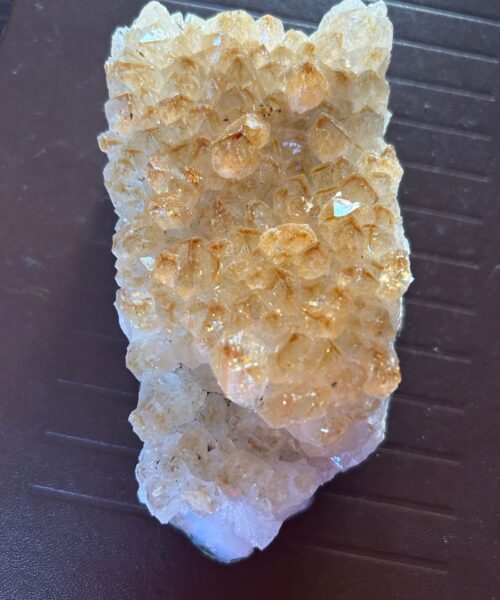 Large Premium High Grade Citrine Raw Druzy Cluster Piece 19 - 799g L13xW6.5xD5cm