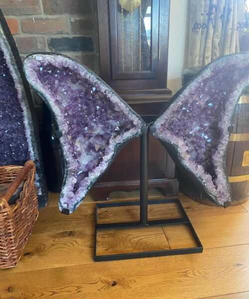 Amethyst Geode Angel - Butterfly Wings 43kg H71xW58cm - Image 5