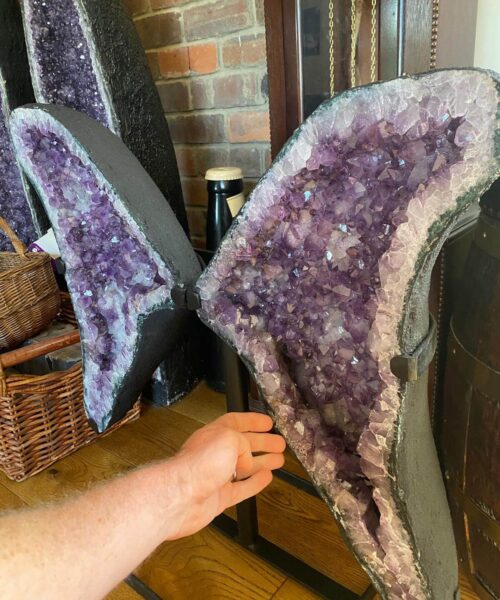 Amethyst Geode Angel - Butterfly Wings 43kg H71xW58cm - Image 7