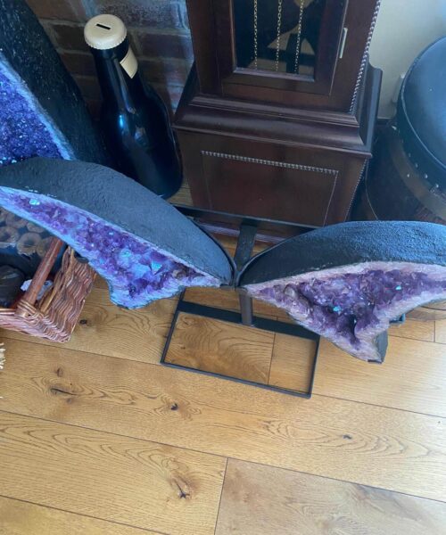 Amethyst Geode Angel - Butterfly Wings 43kg H71xW58cm - Image 8
