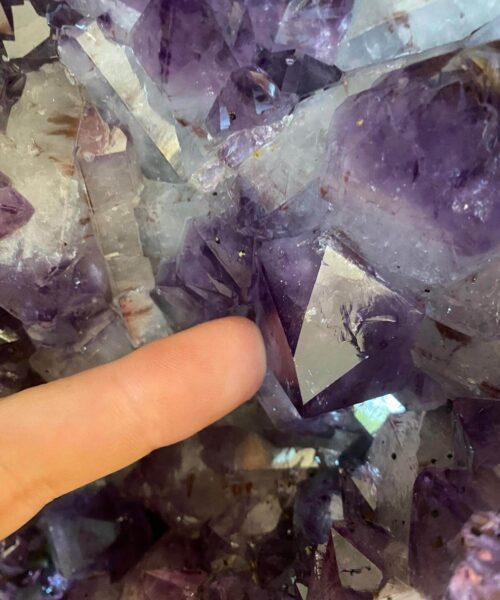 Amethyst Geode Angel - Butterfly Wings 43kg H71xW58cm - Image 11