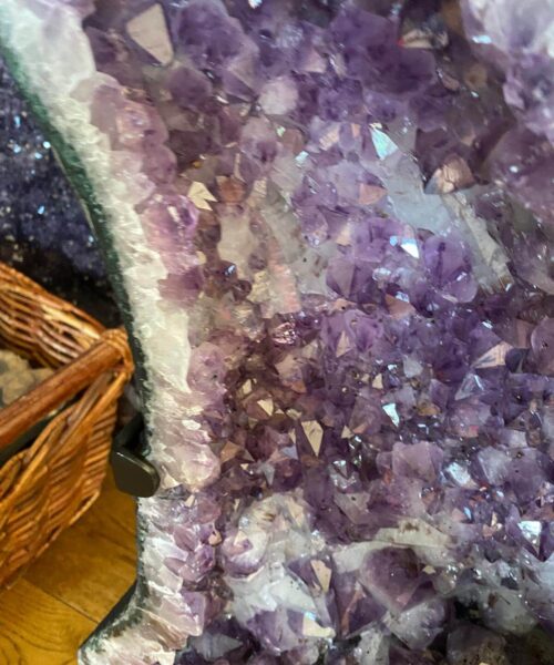 Amethyst Geode Angel - Butterfly Wings 43kg H71xW58cm - Image 12