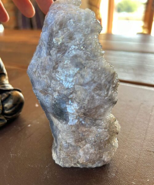Premium High Grade Amethyst Angel Aura Druzy 198 Mini Geode Cluster Piece Cut Base 741g H12.5xW9.5xD7.5cm - Image 6
