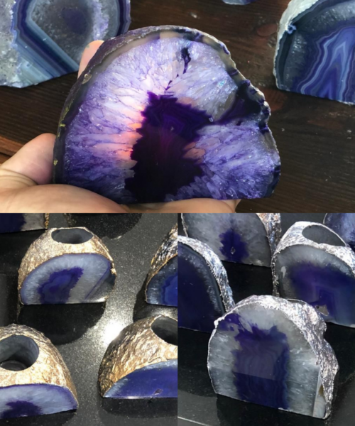 Agate End Purple