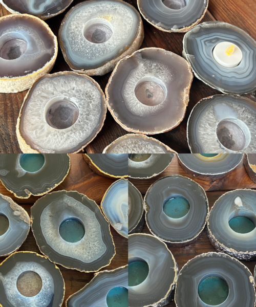 Agate Slice Grey
