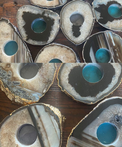 Agate Slice Black