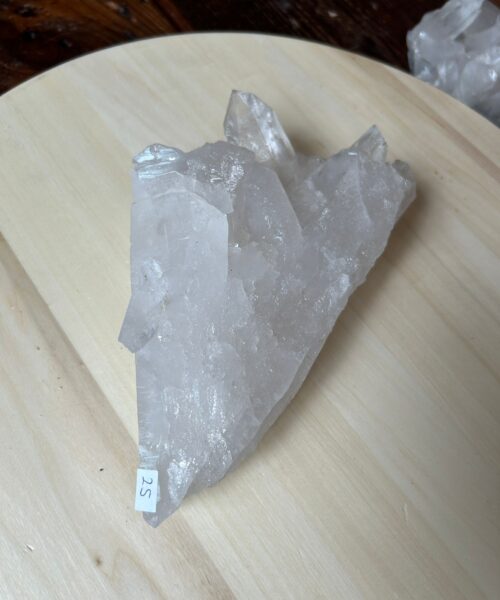 Large Premium Rare Clear White Rock Crystal Cluster 25 - 1.101g H8xW20xD13.5cm - Image 5