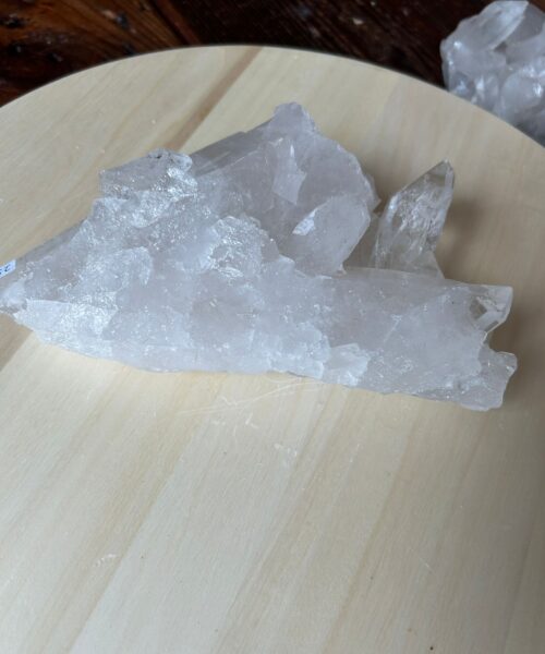 Large Premium Rare Clear White Rock Crystal Cluster 25 - 1.101g H8xW20xD13.5cm